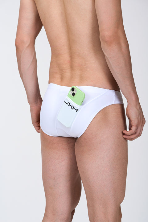 Panteazy's Back Pocket Swimwear Brief Frenchie Anti Bacterial, Colour Fresh, Moisture Wicking