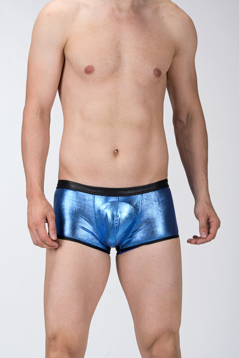 Panteazy's Shiny Brief Boxer for Men with Contrast details