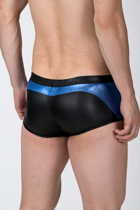 Panteazy's Shiny Brief Boxer for Men with Contrast details