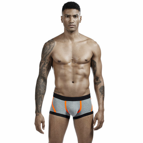 Panteazy's Contrast Piping Boxer Men underwear thongs Frenchie Anti Bacterial, Colour Fresh, Moisture Wicking