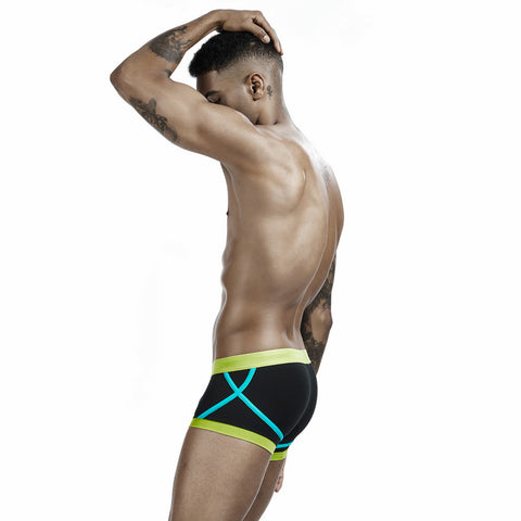 Panteazy's Contrast Piping Boxer Men underwear thongs Frenchie Anti Bacterial, Colour Fresh, Moisture Wicking