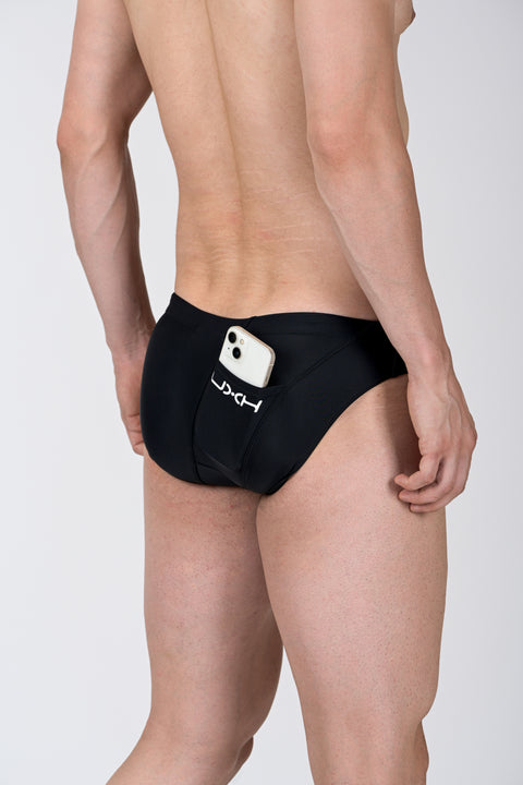 Panteazy's Back Pocket Swimwear Brief Frenchie Anti Bacterial, Colour Fresh, Moisture Wicking