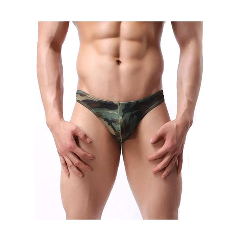 Panteazy's Military Print Brief Frenchie Underwear