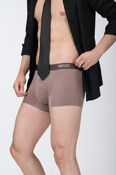 Panteazy's Menswear Basic Solid Modal underwear with Bonded details