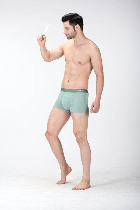 Panteazy's Menswear Basic Solid Modal underwear with Bonded details