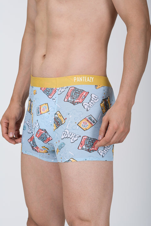 Panteazy's Menswear Basic Printed underwear with Bonded details