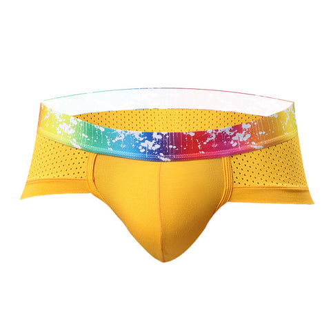 Panteazy's Colorful Rainbow Waistband Men's Underwear Boxer