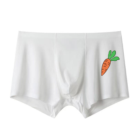 (*Choose Men & Women sizes SEPERATELY- WEBSITE's PRICE IS NOT OF A PAIR) Gift for Girlfriend & BoyfriendPanteazy's White Printed Couple Lingerie Soft Silky Handfeel- Brief & Panty.