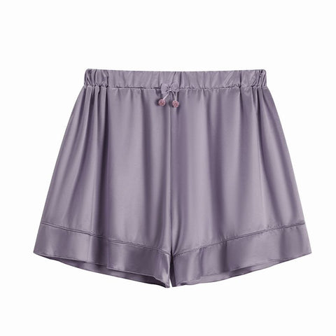 Panteazy's Womenswear Satin fabric with waistband details nightwear shorts