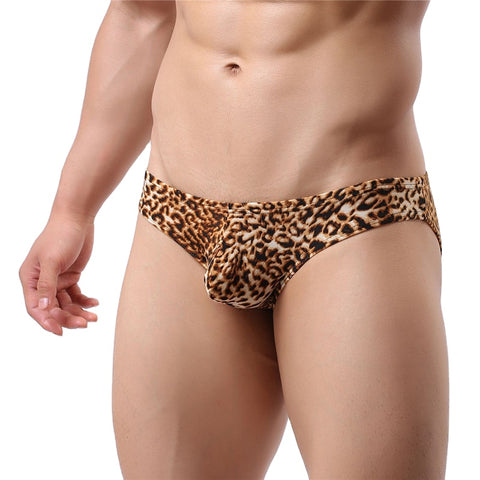 Panteazy's Men's Leopard print Frenchie Brief Underwear