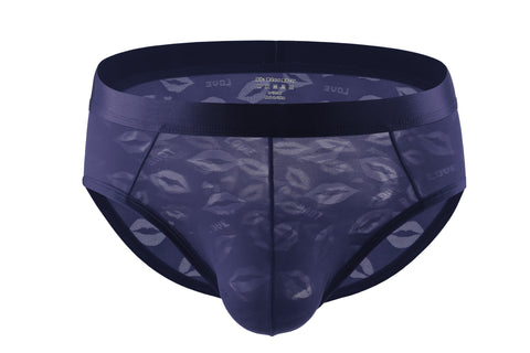 Panteazy's Menswear Self Lips Designed Nylon Spandex Stretch Fabric's Frenchie Brief- Dailywear, Soft & Comfortable