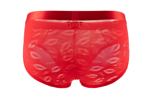 Panteazy's Menswear Self Lips Designed Nylon Spandex Stretch Fabric's Frenchie Brief- Dailywear, Soft & Comfortable