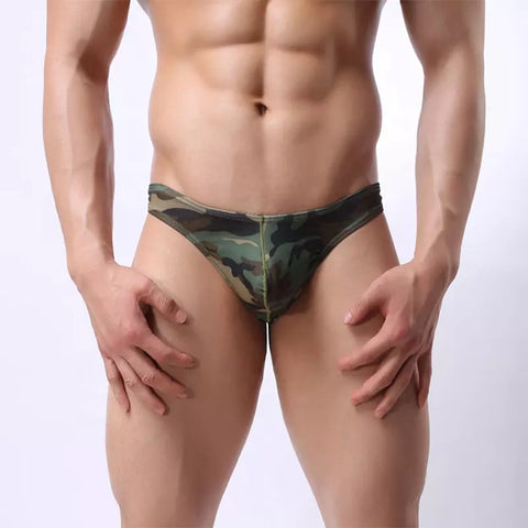 Panteazy's Military Print Brief Frenchie Underwear