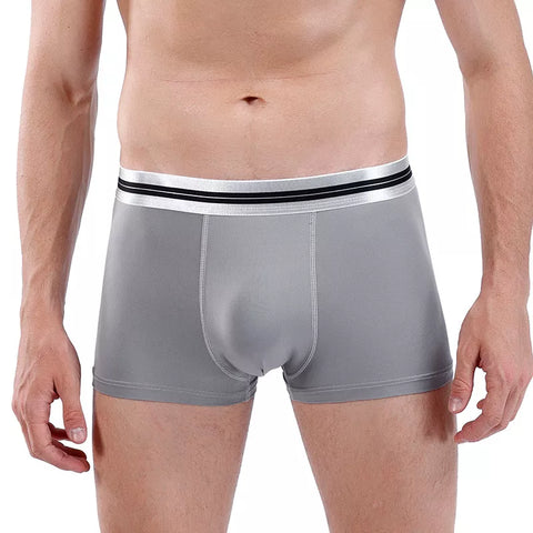 Ice Silk Men's underwear With Contrast Waistband