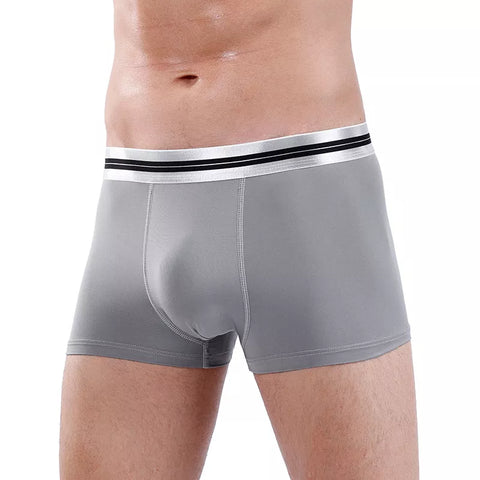 Ice Silk Men's underwear With Contrast Waistband